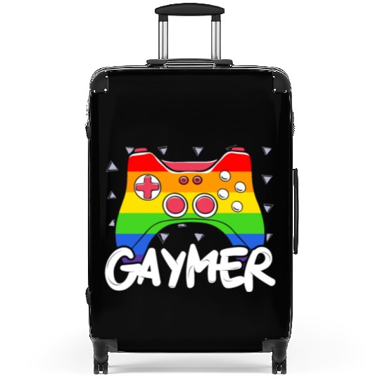 Gaymer Video Game Rainbow Pride Month LGBTQ Gay Suitcases