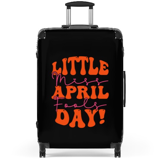 Little Miss April Fools Day Suitcases
