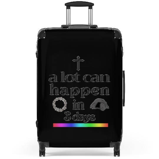 a lot can happen in 3 days Suitcases