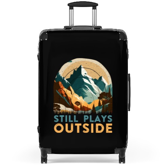 Nature boy Still plays Outside Mountaineer Suitcases