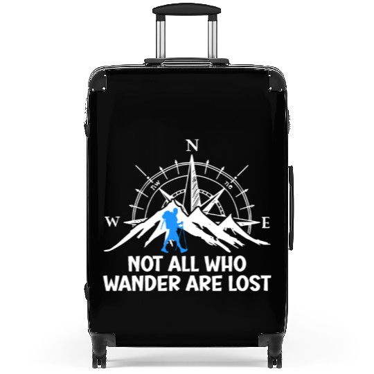 Hiker funny Wanderlust Mountaineer Hiking Suitcases