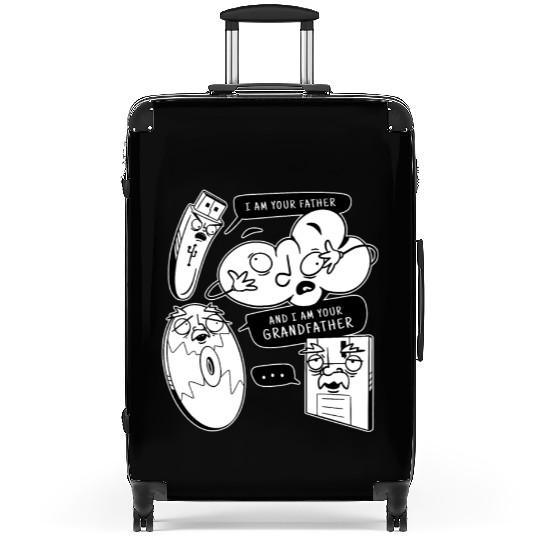 Technology storage joke Suitcases