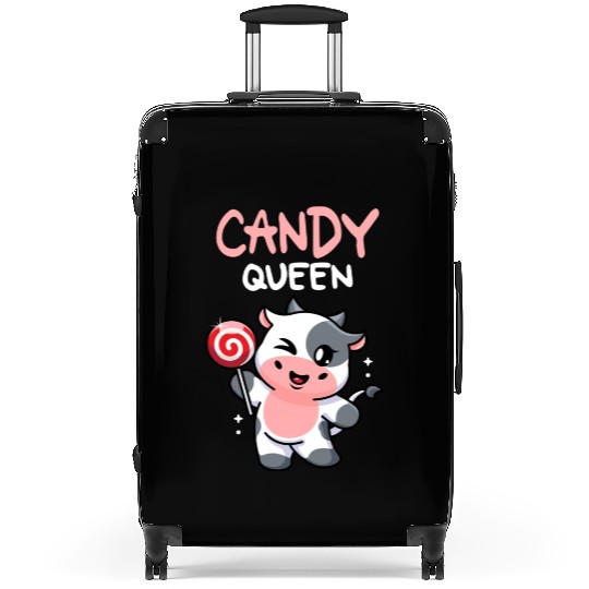 Candy Queen I Lollipop I Cow I Kids I Candy Suitcases