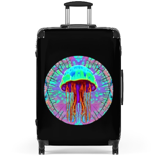 Glowing Jellyfish Suitcases