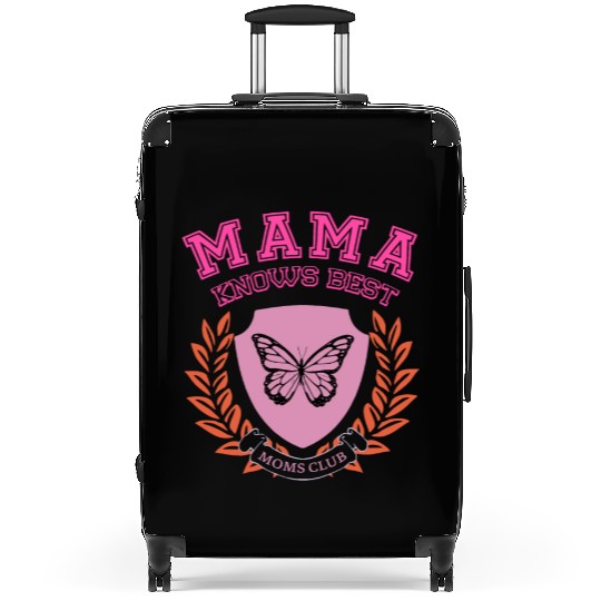 Mama Knows Best Moms Club Suitcases
