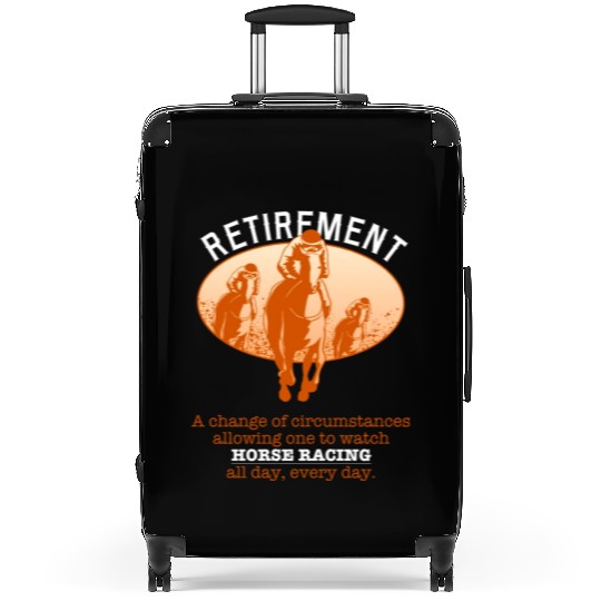 Retirement Plan Horse Racing Suitcases
