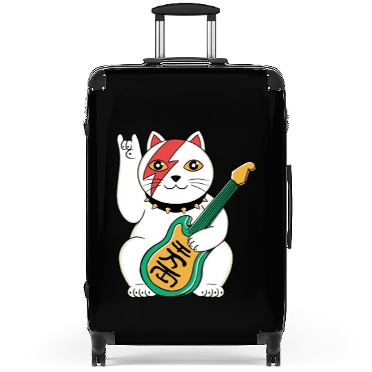 Lucky Cat Guitar Guitarist Suitcases