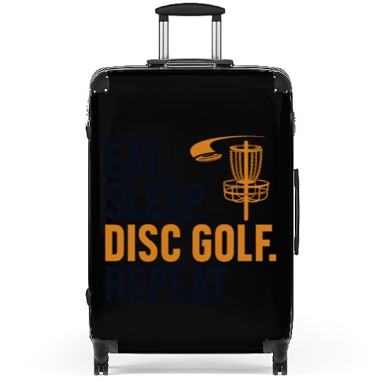 Eat Sleep Disc Golf Repeat Frisbee Buddy Disc Golf Suitcases