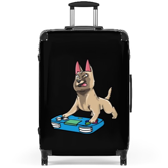 Belgian Malinois Gaming Kawaii Gamer Dog Lover Suitcases