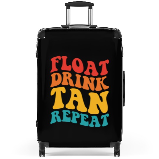 Float Drink Tan Repeat Suitcases