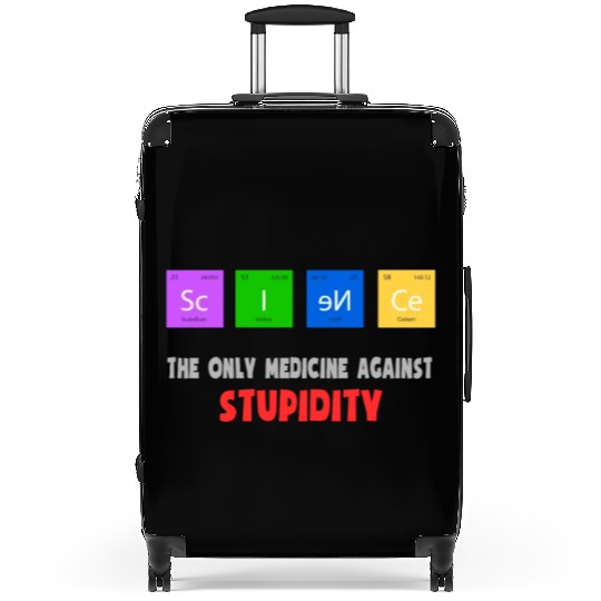 Science Medicine Scientist Chemistry Physics Maths Suitcases