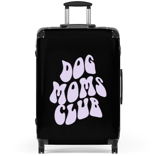 Dog Moms Club retro Pet Lover Suitcases