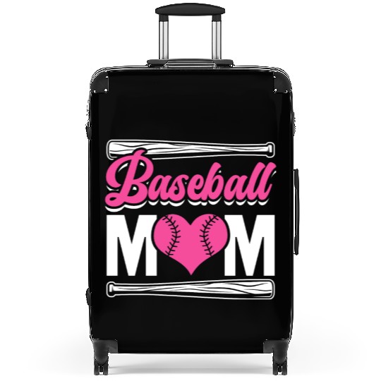 Baseball Mom Athletic Player Mother's Day Baseball Suitcases