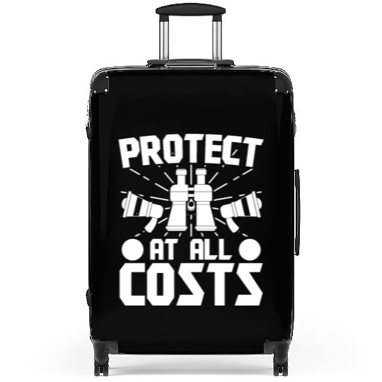 Lifeguard protect at all costs swimming pool guard Suitcases