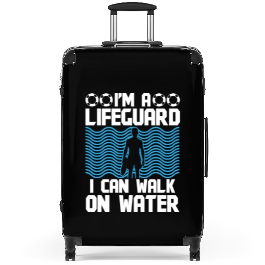 Lifeguard can walk on water swimming pool guard Suitcases