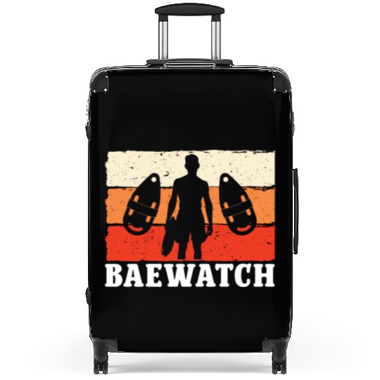 Lifeguard baewatch swimming pool guard sea rescuer Suitcases