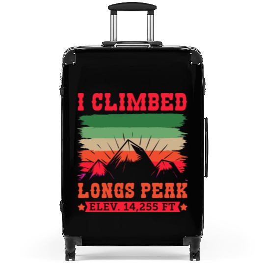 Longs Peak Climbing Summits Hiking lover Suitcases