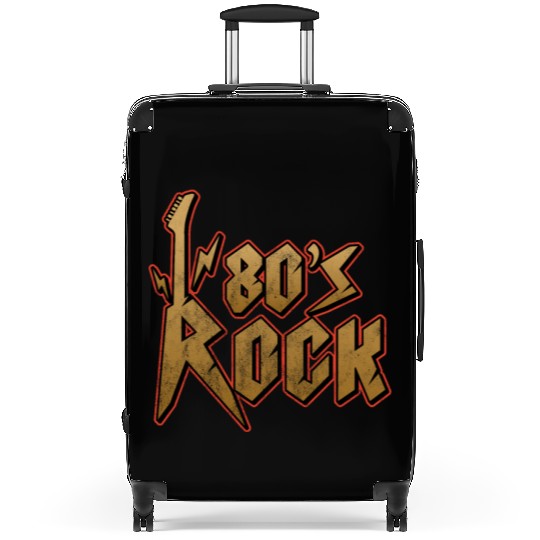 80s Rock Music Genre Eighties Vibe Retro Musician Suitcases