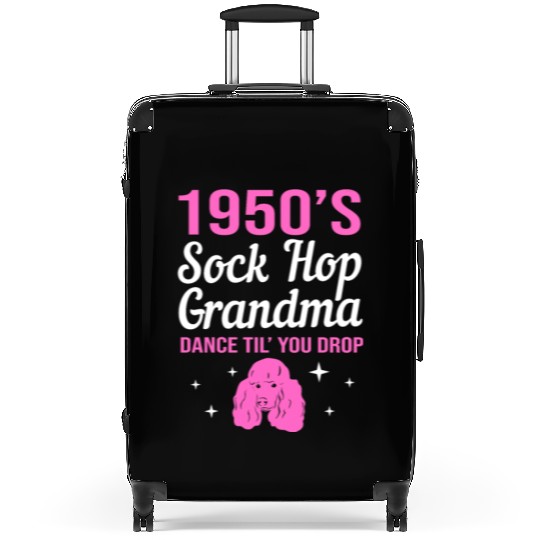Retro Dance 1950s Sock Hop Dancing Grandma Suitcases