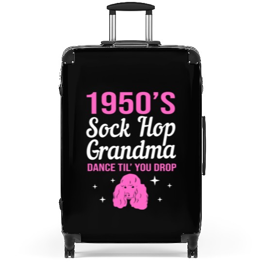 Retro Dance 1950s Sock Hop Dancing Grandma Suitcases