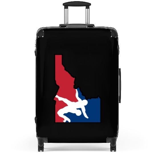 Idaho Wrestling (USA Colors) Suitcases