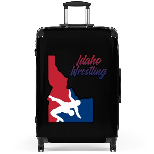 Idaho Wrestling (USA Colors) Suitcases