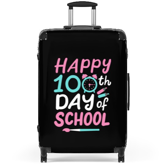 100th Day Of School Teacher Student Suitcases