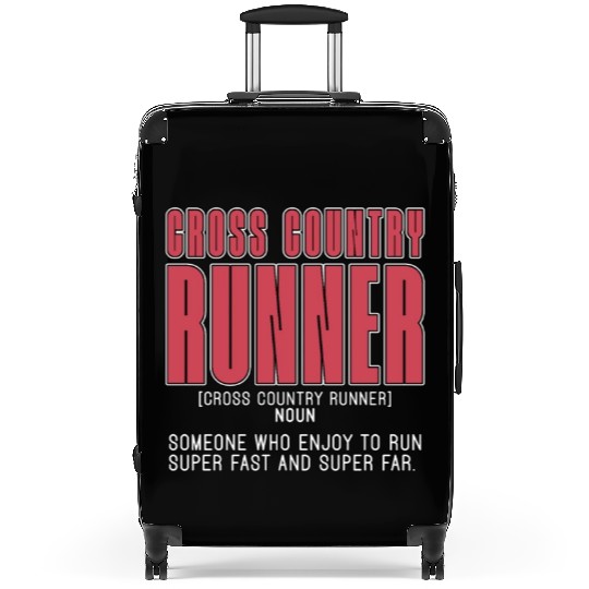 Cross Country Runner Someone Who Enjoys XC Running Suitcases