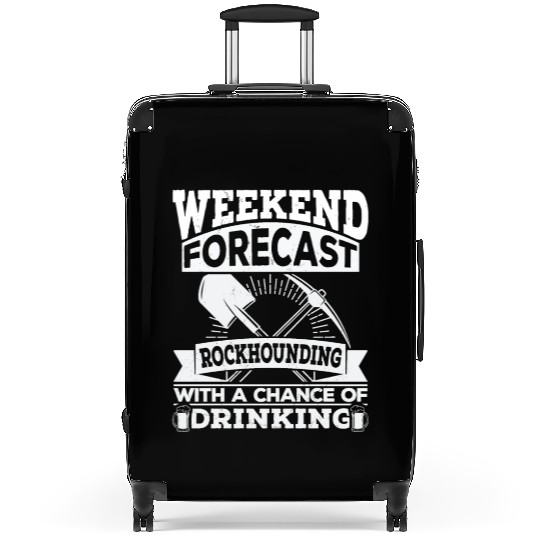Geologist Rockhound Beer Rockhounding Suitcases