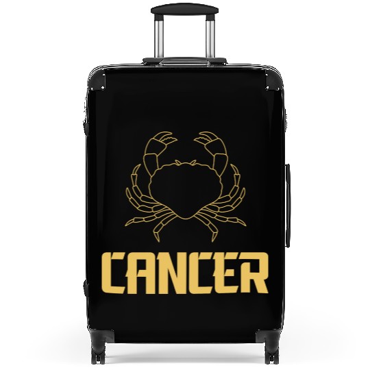 Cancer Zodiac Sign, astrology design, the crab Suitcases