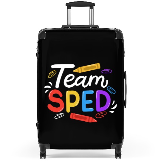 Sped Special Education Sped Teacher Student Suitcases