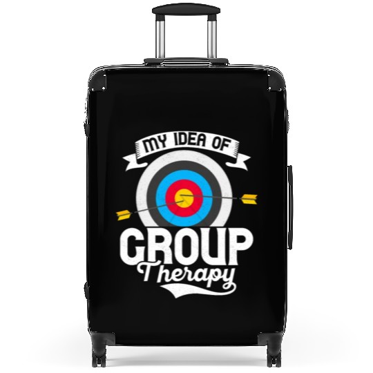 My Idea Of Group Therapy Bow & Arrows Target Arche Suitcases