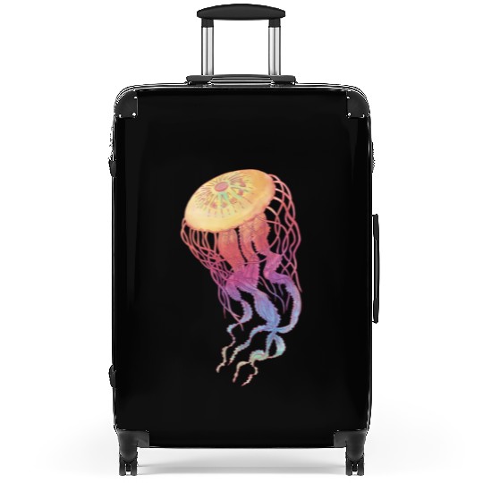 Colorful Jellyfish Suitcases
