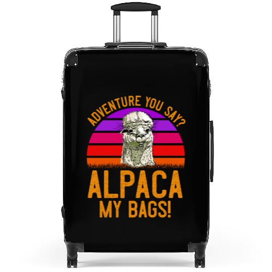 Alpaca my Bags Mountaineer funny Hiking Suitcases