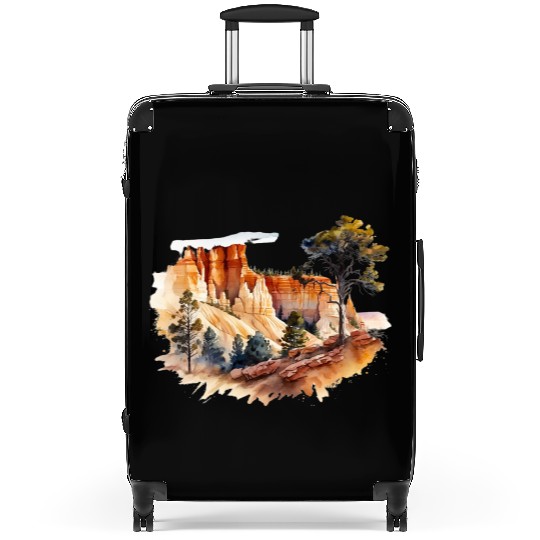Bryce Canyon Watercolor Wonderland Suitcases