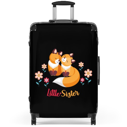Cute Fox Siblings Gift for Little Sister Suitcases