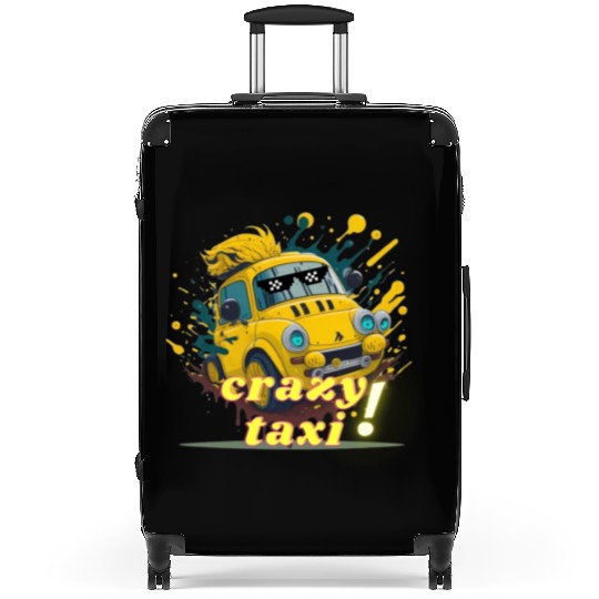 crazy taxi Suitcases