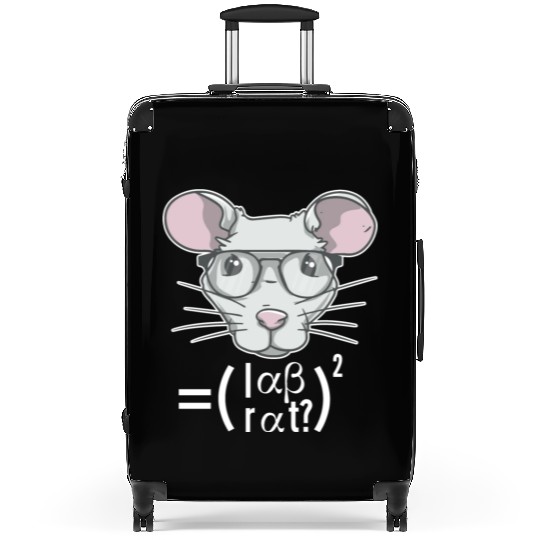 Lab Rat Science Chemistry Professor Laboratory Suitcases