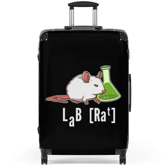 Lab Rat Science Chemistry Professor Laboratory Suitcases