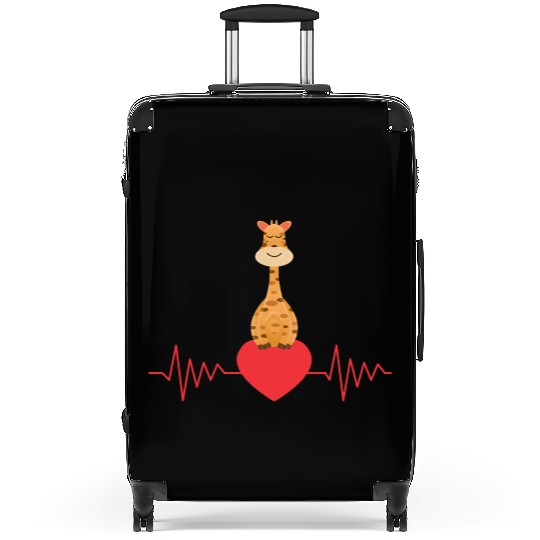 GIRAFFE HEARTBEAT Suitcases
