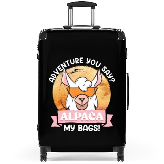 Alpaca my Bags funny Mountaineer Mountain fan Suitcases