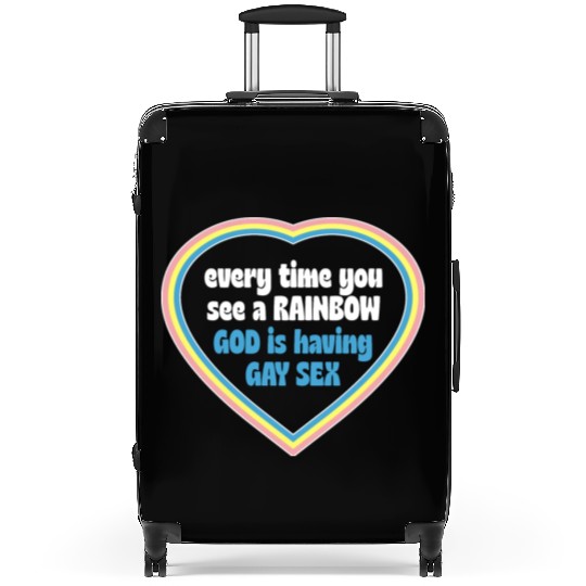 Every Time You See A Rainbow God Is Having Gay sx Suitcases