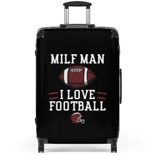 MILF Man I Love Football Suitcases