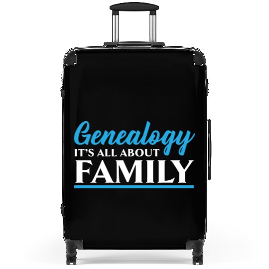Genealogy It's All About Family Genealogist Suitcases