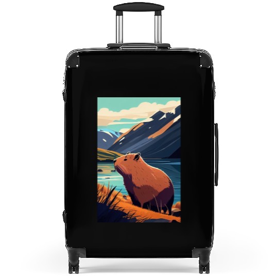 Capybara Nature Capibara Suitcases