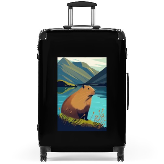 Capybara Nature Capibara Suitcases