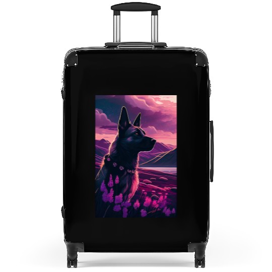 Belgian Malinois Nature Suitcases