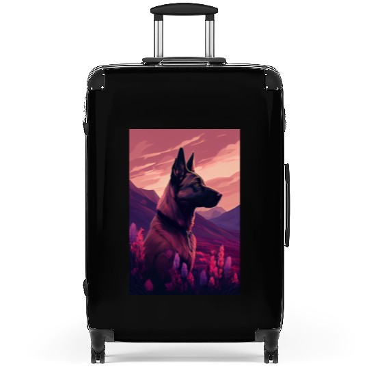 Belgian Malinois Nature Suitcases