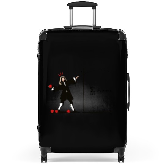 Newton Bombs Funny Physics Science Banksy Street Suitcases