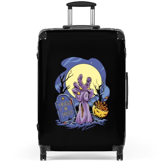 Halloween Zombie Candy Trick Or Treat Suitcases
